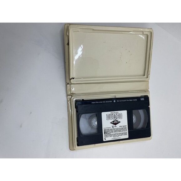 Disney VHS Dumbo 1999 Animated Movie White Clamshell Tape - Picture 2 of 8